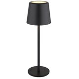 Globo 58482B-LED stona lampa za spoljašnju upotrebu, punjiva, dodirna, sa prigušiva, 2W/5V 2200mAh IP44, crna | Eponuda.com
