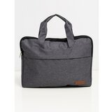 Fashion Hunters Gray textile laptop bag Cene