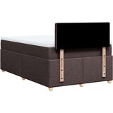  Krevet box spring s madracem tamnosmeđi 120 x 190 cm od tkanine | shoptok.hr