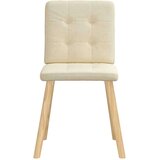  Jedilni stoli 4 kosi krem blago, (21822646) | Shoptok.si