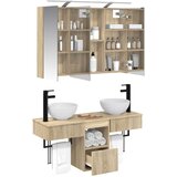  Set ormarića za kupaonicu 4 kom. Hrast sonoma Konstruirano drvo | shoptok.hr