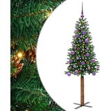 vidaXL Ožja jelka med 150 LED Zelena 150 cm PVC in trden bor | Shoptok.si