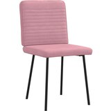  Jedilni stoli 4 kosi roza žamet, (21822651) | Shoptok.si
