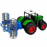  Agricultural Farm Tractor with Roller Green 1:24 | Shoptok.si