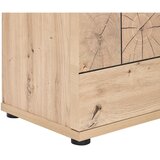 Landscape komoda, črna, barve hrasta | Shoptok.si