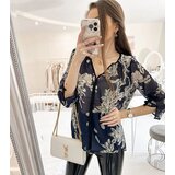Gemre Navy Patterned Shirt Salois | shoptok.hr