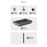 Aberto Design Polica za odlaganje TKRLKKT-3K-3, 70x36x23 cm, Crna | ePonuda.com