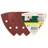 Bosch 25-delni set samopritrdilnih brusnih listov 93MM G60/120/240 6 lukenj rdeča barva za les Cene