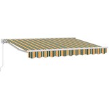  Ručno sklopiva tenda Zelena i žuta 3 5 x 2 5 m | shoptok.hr