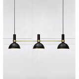 Markslöjd Črna trojna viseča svetilka Larry Black Gold | Shoptok.si