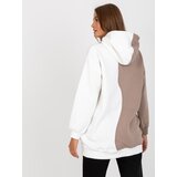 RUE PARIS Sweatshirt-RV-BL-8233.32X-white-beige | Shoptok.si