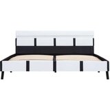  Okvir za krevet od umjetne kože LED bijeli 140 x 200 cm | shoptok.hr