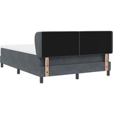  s opruga kutije Tamno siva 160 x 200 cm Baršun | shoptok.hr