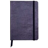 Notes A6, Cuir, s gumicom, čisti, plavi Slike