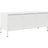TV ormarić bijeli 101,5x39x43,5 cm hladno valjani čelik | shoptok.hr