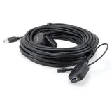 133348 USB cable USB 3.2 Gen 1 (3.1 Gen 1) 15 m USB A Black
