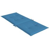  Jastuci za stolice 2 kom prošarano plavi 120x50x4 cm od tkanine | shoptok.hr