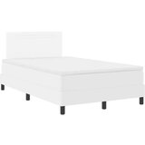  Okvir postelje z vzmetnico Bela 120 x 190 cm Umetna koža, (5000022815) | Shoptok.si