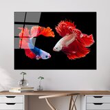 Wallity UV-167 70 x 100 Multicolor Decorative Tempered Glass Painting