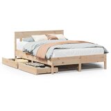 vidaXL Okvir kreveta bez madraca 120 x 200 cm od masivne borovine | shoptok.hr