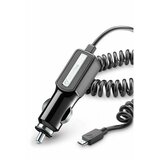 Cellular Line Auto punjač 10W QC, MicroUSB 100cm, crni Slike