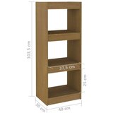 vidaXL Ormarić za knjige / pregrada boja meda 40x30x103,5 cm borovina | shoptok.hr