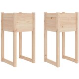  Sadilice 2 kom 40x40x81 cm od masivne borovine | shoptok.hr