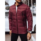DStreet Kurtka męska pikowana bordowa | Shoptok.si