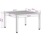  Stolić za kavu Prirodna i kava 60 x 60 5 x 36 cm - 60 x 60 5 x 36 cm Prirodno kava | shoptok.hr