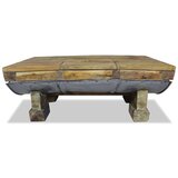  Stolić za Kavu Masivno Obnovljeno Drvo 90x50x35 cm | shoptok.hr