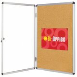 Bi-office Oglasna omarica s ključem 12 x A4 pluta 981 x 940 mm | Shoptok.si