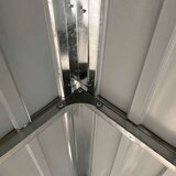 vidaXL Vrtna lopa z nadstreškom antracitna 277x110,5x181 cm jeklo | Shoptok.si