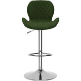 vidaXL Barski stolčki 2 kosa temno zelen žamet, (20968059) | Shoptok.si