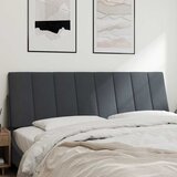  Jastuk za uzglavlje Hanko tamnosivi 160 cm baršunasti | shoptok.hr