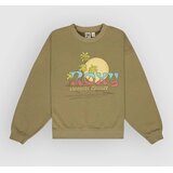 Roxy Lineup Crew Rg Terry Kids Pulover oil green Cene