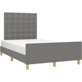  Okvir krevet bez madraca tamnosiva 120x190 cm od tkanine | shoptok.hr
