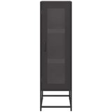  Visoka omara - Komoda - Predalnik črna 36x39x123 cm hladno valjano jeklo, (21722227) | Shoptok.si