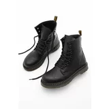 Marjin Ankle Boots - Black - Block