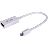 Savio CL-57 video cable adapter 0.2 m Mini DisplayPort HDMI Type A (Standard) White | shoptok.hr
