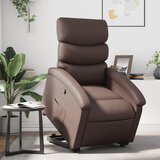 Maison Chic Naslanjač - Relax naslanjač s funkcijo vstajanja rjavo umetno usnje, (22062215) | Shoptok.si