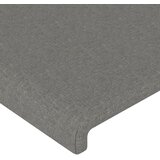  Uzglavlje tamno sivo 200x5x118/128 cm tkanina | shoptok.hr