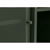 Unique Furniture Tamno zelena metalna niska komoda s kliznim vratima 160x75 cm Veep – | shoptok.hr