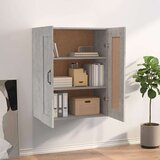 Viseći Viseča stenska omarica betonsko siva 69,5x32,5x90 cm, (20654152) | Shoptok.si