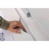 MID.YOU MLADINSKA PISALNA MIZA kovina, leseni material bela | Shoptok.si