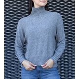  Gray loose-fit turtleneck Lukana | shoptok.hr