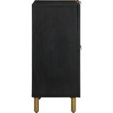  Komoda crna 60 x 33 x 75 cm konstruirano drvo | shoptok.hr