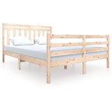 Maison Chic Posteljni okvir - Dvoposteljna postelja - Zakonska postelja 150x200 cm trdnega lesa-J9784, (21773503) | Shoptok.si