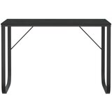  Računalniška miza črna 110x60x73 cm iverna plošča, (20640731) | Shoptok.si