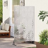  Zaslon za privatnost 100 x 50 x 180 cm Nehrđajući čelik Srebrna | shoptok.hr