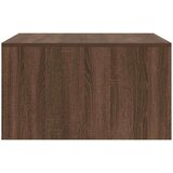 vidaXL Kavna mizica s predali rjav hrast 70,5x70x40 cm | Shoptok.si